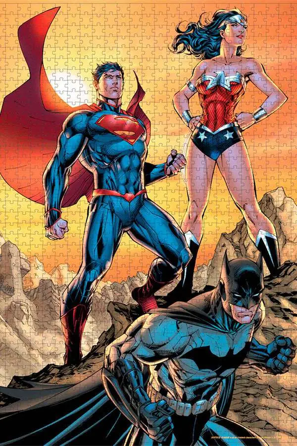 Puzzle dc universe justice league trio